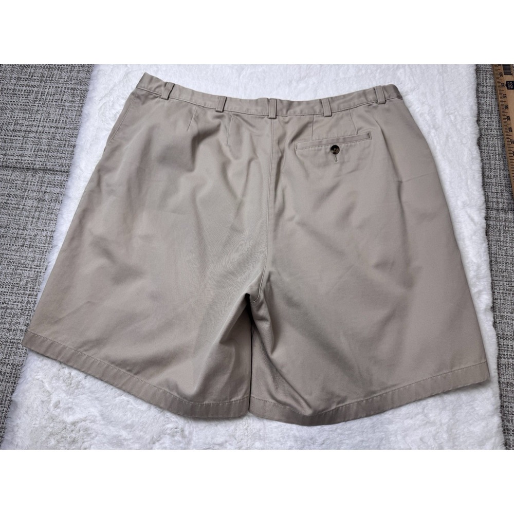 LL Bean Original Fit Bermuda Shorts Womens Size 20W Pockets Khaki‎ 100% Cotton - Picture 9 of 13